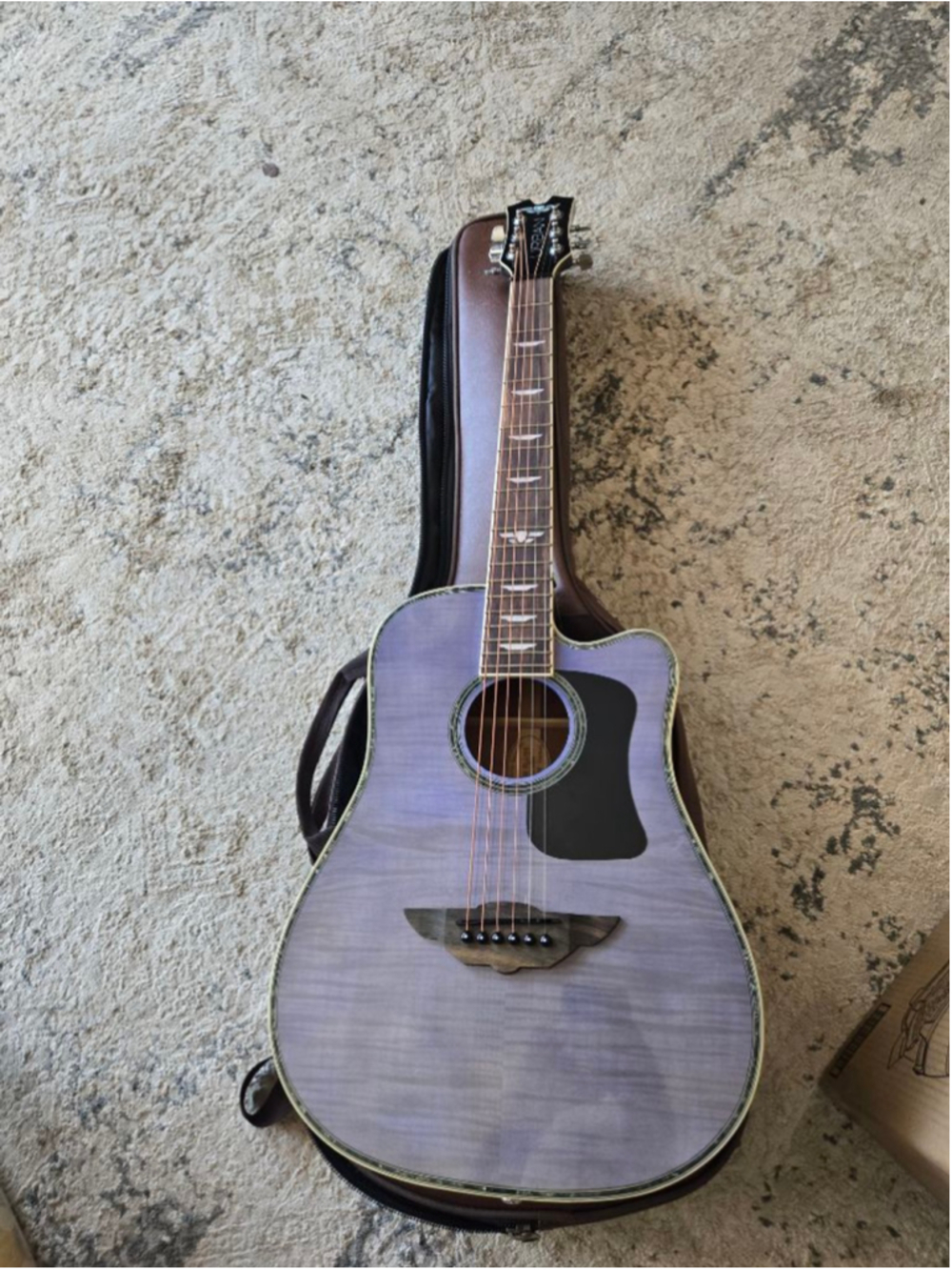 Unisex Urban Acoustic Guitar One Size Purple Brown
